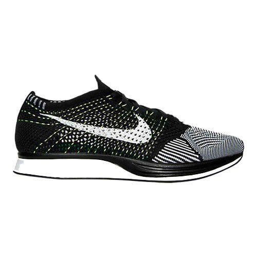 Nike Flyknit Racer - Men's (Black/White/Volt)
