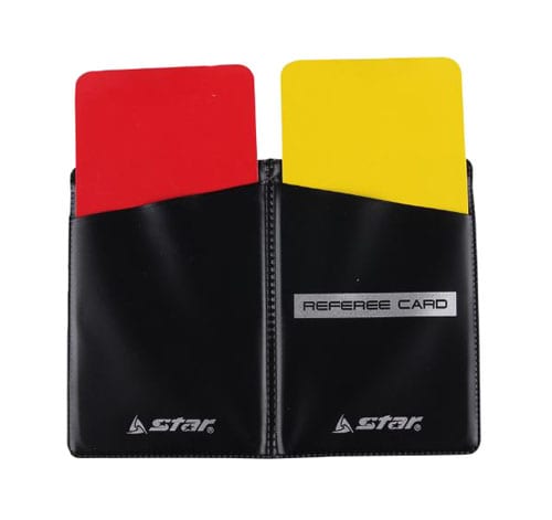 STAR SA210 Referee Card Yellow and Red Card with Wallet