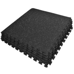 Gym Flooring Rubber Mat, Interlocking Puzzle Floor