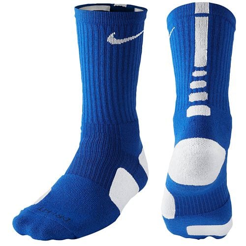 Nike Elite Basketball Crew Socks (Game Royal/White)