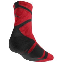 Alternative view of Air Jordan Jumpman Dri-FIT Crew Sock (Gym Red/Black)