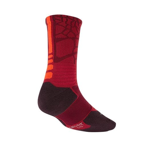 Nike Lebron Hyper Elite Basketball Crew Socks (Gym Red/Hyper Crimson)