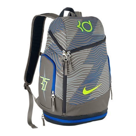 Nike KD Max Air Backpack (Metallic Pewter/Volt)