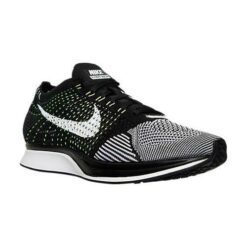 Nike Flyknit Racer - Men's (Black/White/Volt) - Image 7