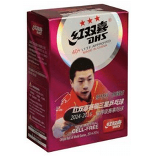 DHS 40+ 3 STAR POLYBALL- Box OF 6 Table Tennis Ball