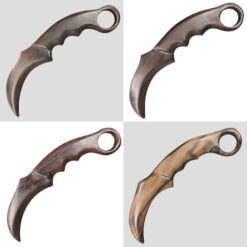 Wooden Kamagong Training Knife - Karambit - Image 6