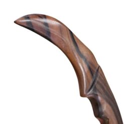 Alternative view of Wooden Kamagong Training Knife - Karambit