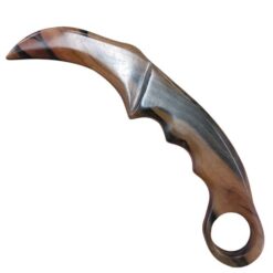 Wooden Kamagong Training Knife - Karambit