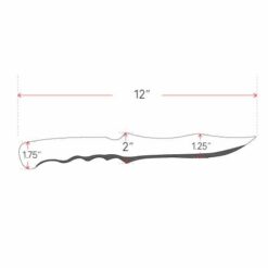 Wooden Yakal Training Knife - Bowie - Image 5
