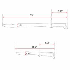 Tramontina Steel Training Sword and Knife – Espada Y Daga (Talibong) - Image 8