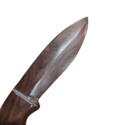 Alternative view of Wooden Kamagong Training Knife – LEAF