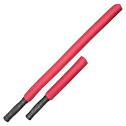 Padded Training Stick and Knife Set - Red