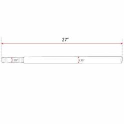 Padded Training Stick with Handle – Navy Blue - Image 5