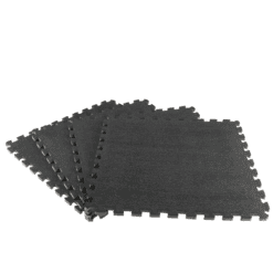 Gym Flooring Rubber Mat, Interlocking Puzzle Floor - Image 3