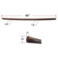 WOODEN KAMAGONG TRAINING SWORD - BOKKEN - Image 9