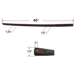 WOODEN KAMAGONG TRAINING SWORD - BOKKEN DRAGON 1 - Image 8