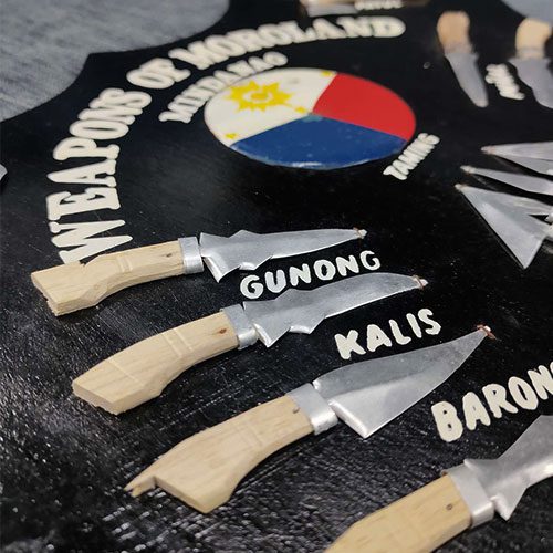 Martial Arts Weapons of Philippines Moroland Mindanao Plaque - Image 3